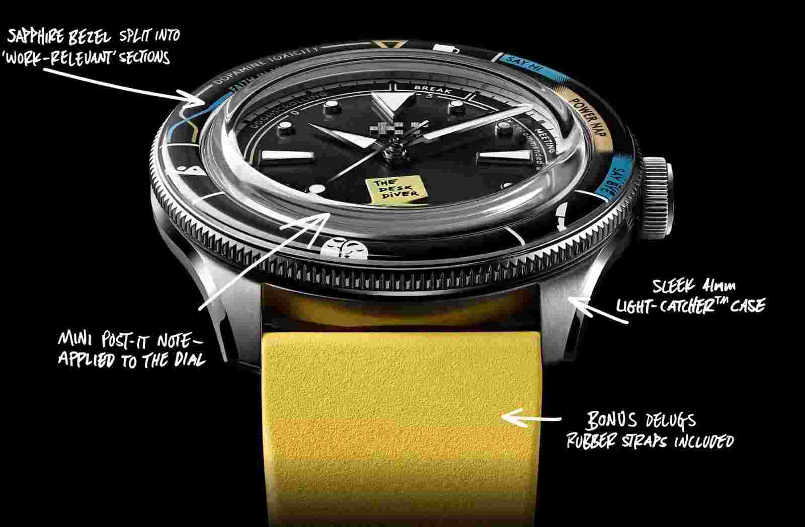 Christopher Ward Seconde seconde Desk Diver Limited Edition 500 only C65 Boxed