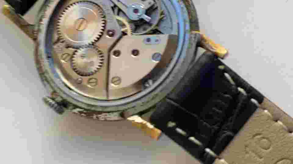 Vintage RARE Men Wrist WatcH MUDU 17 JEWELS DATE SWISS CAL P 336N