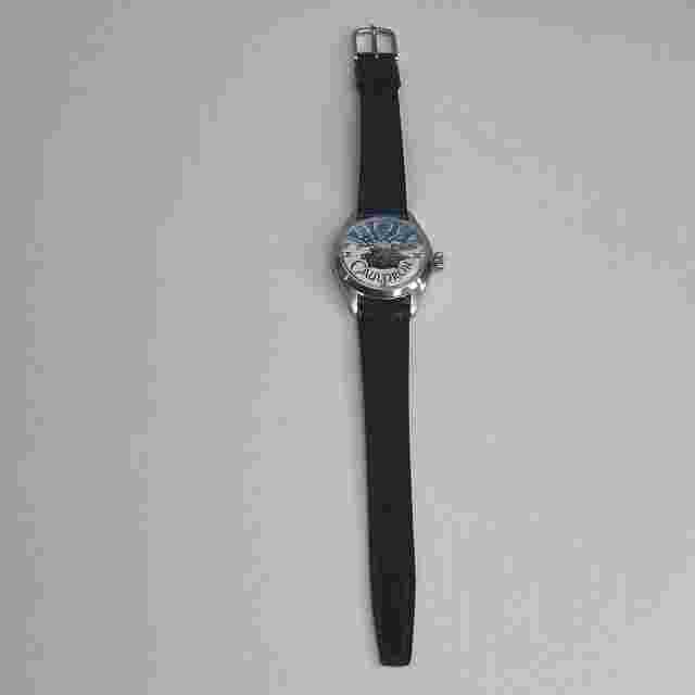 VTG Disney Productions Black Cauldron Unisex Silver Hand-Wind Mechanical Watch