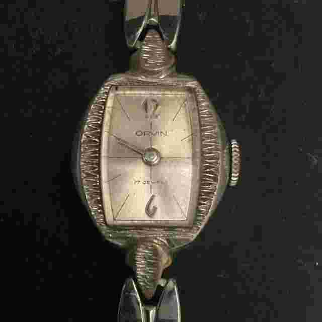 Silver Woman’s Orvin Watch 17 Jewels