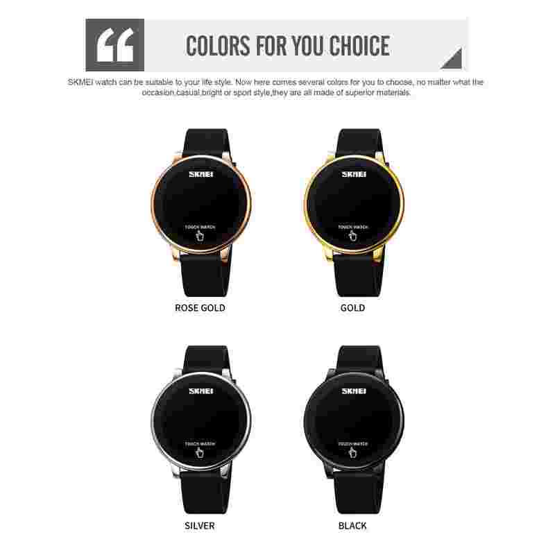 Mens Sport Watches 50M Water Resistant Touch Display Digital Wristwatch LO3
