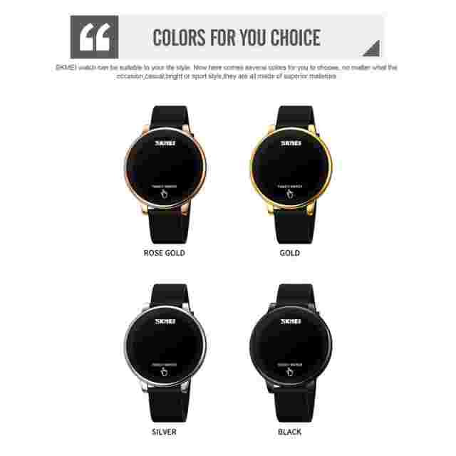 Mens Sport Watches 50M Water Resistant Touch Display Digital Wristwatch JM5