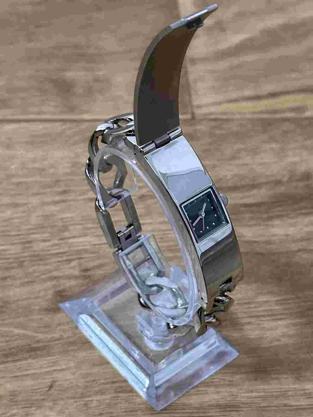 90's Jean Paul Gaultier "Contrast Logo" Y2k Gothic Watch