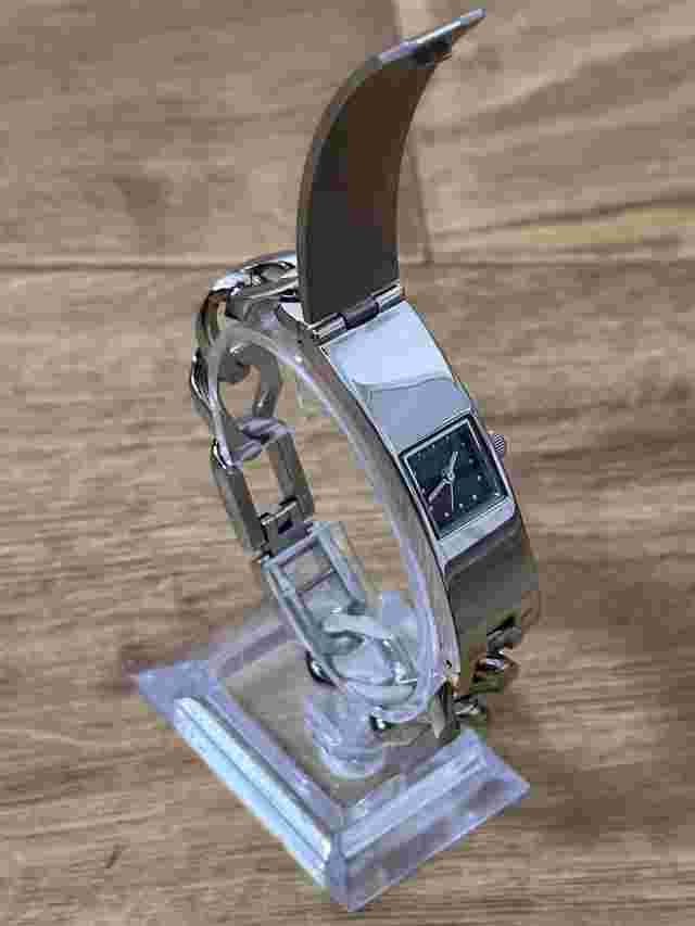 90's Jean Paul Gaultier "Contrast Logo" Y2k Gothic Watch