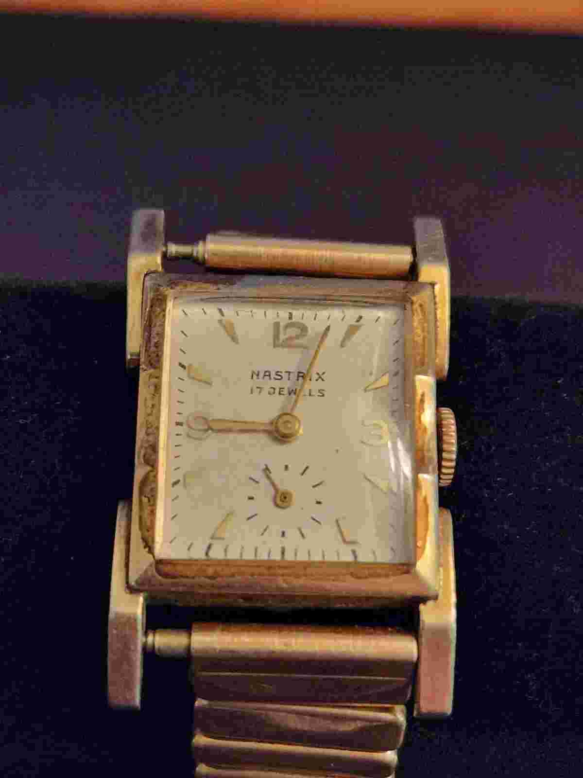 Nastrix 17 Jewels Swiss Made Vintage Mechanical Womens Watch. Works