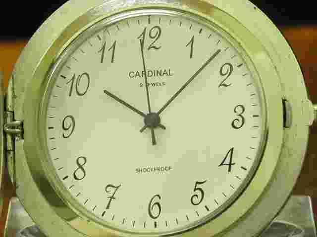 Cardinal Nickel Silver Savonette Spring Cover Pocket/Caliber Raketa 2609.HA