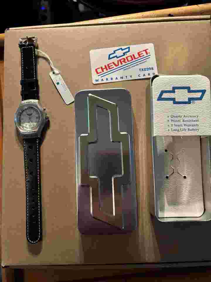 Autoglo C5 CORVETTE WATCH MENS LEATHER BAND NEW WITH TAG