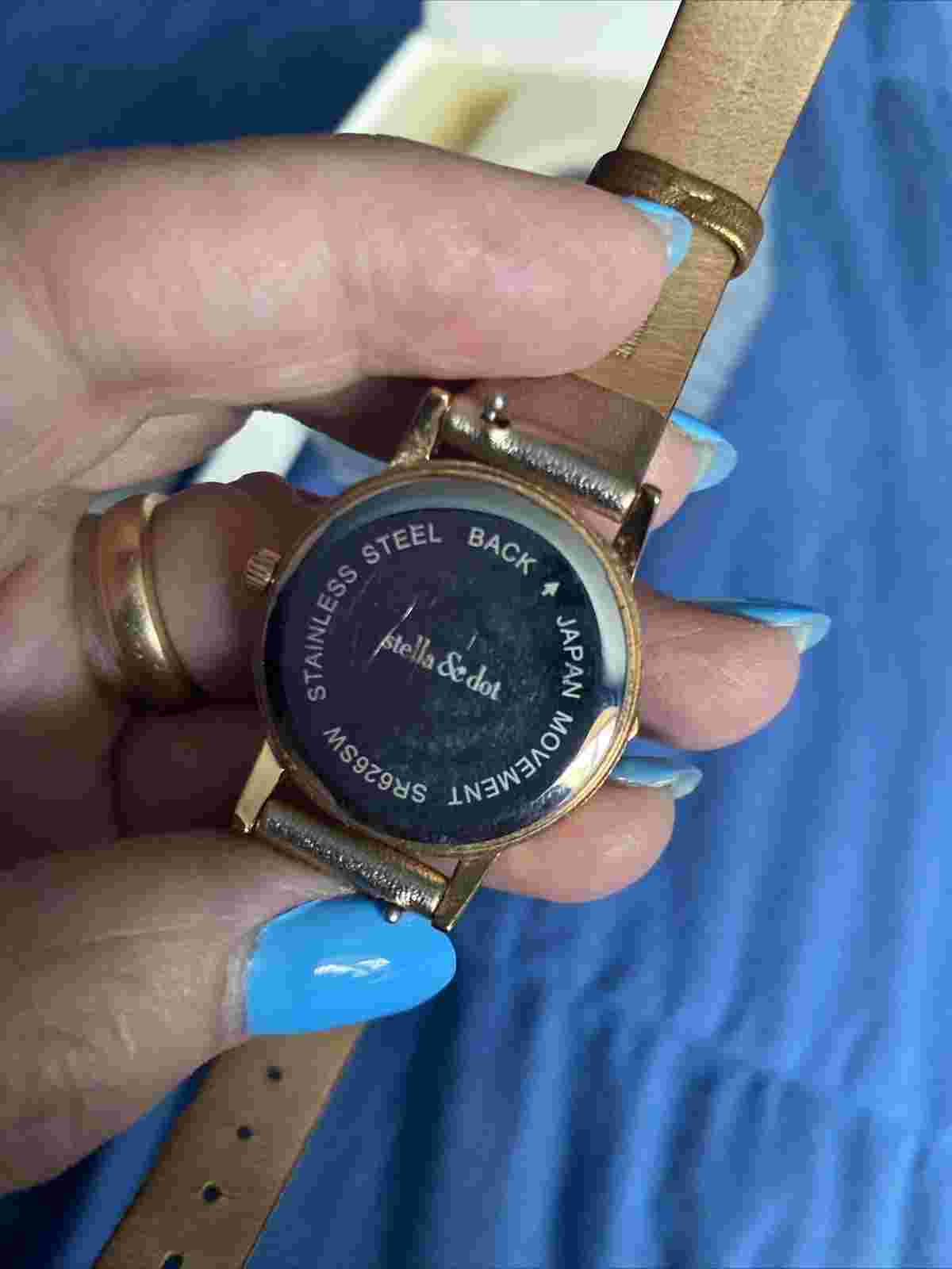 Stella & Dot Icon Rose Gold/Silver Interchangeable Watch READ DESCRIPTION
