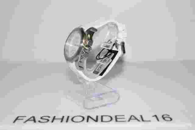 New Orefici Galante SS White Silicone Chrono ORM6C4405 MSRP $650 Watch