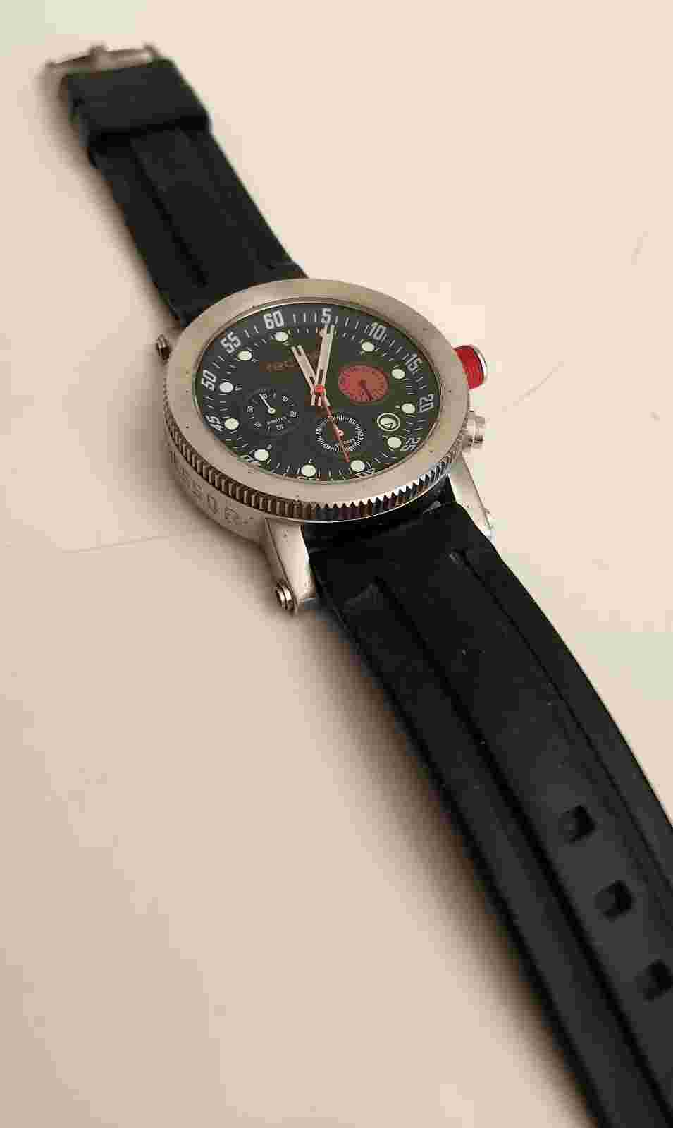 Redline Compressor Chronograph 45mm Silicone Strap