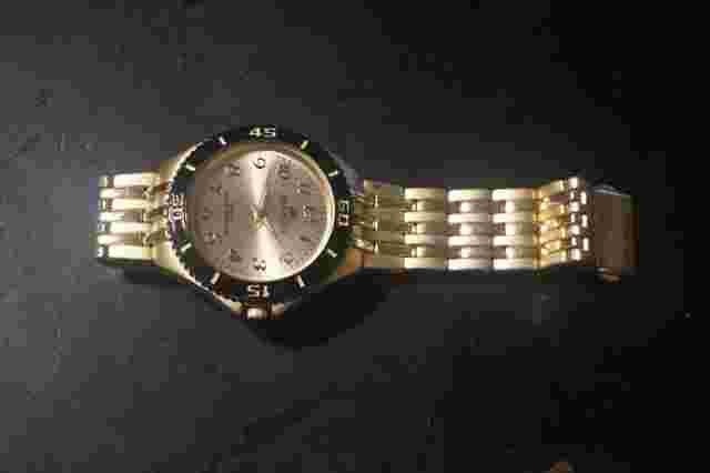 Mens Goldtone Denacci watch