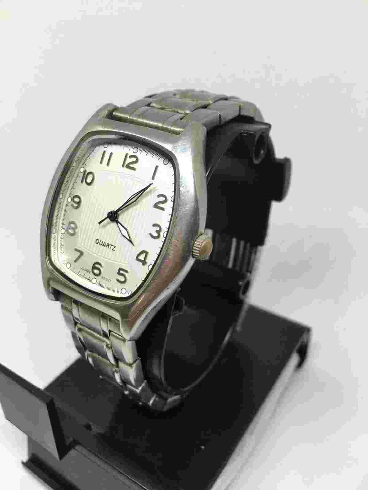 Puritan mens watch 35mm silver