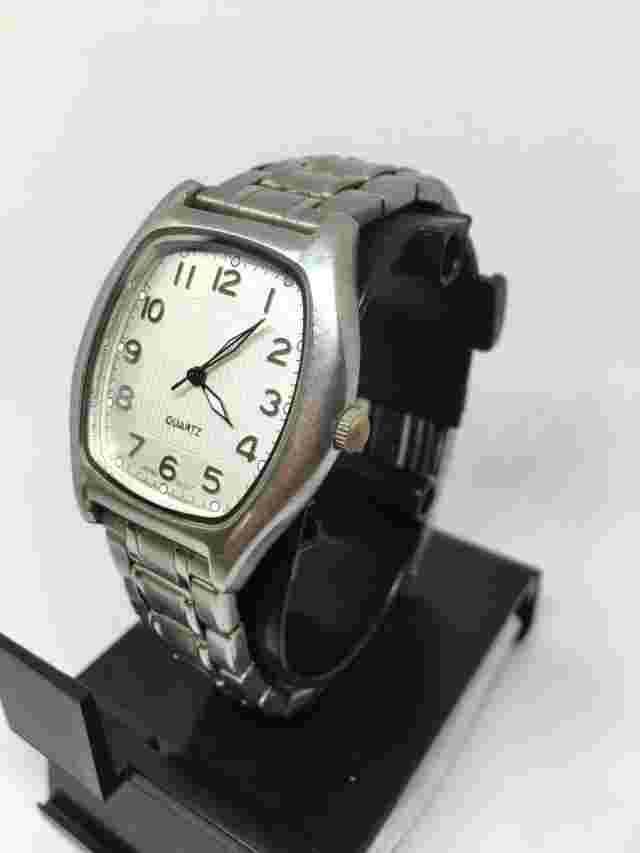 Puritan mens watch 35mm silver