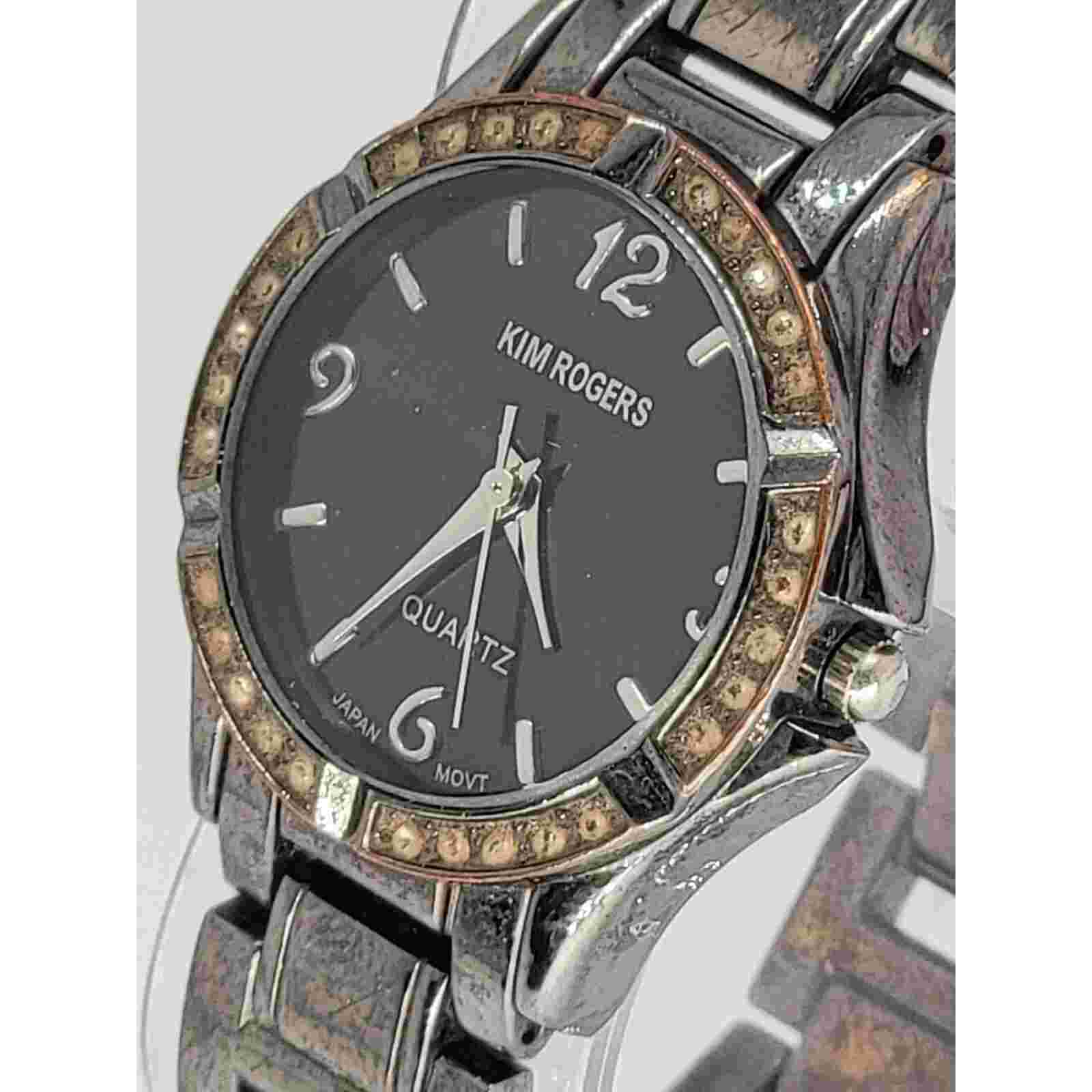 Kim Rogers A7052-56GU Classic Women Stainless Steel Dial Quartz Wrist Watch