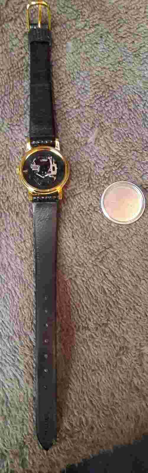 1996 Kodak Olympic Official Sponsor Watch Leather Band  Needs Battery - Ladies