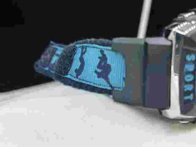 Gap Sport Slap Band Bracelet Watch Blue Black Vintage New Battery