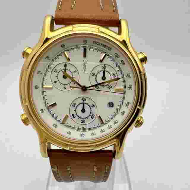 Yves Saint Laurent Men's Quartz Watch 39mm Working Condition New Battery