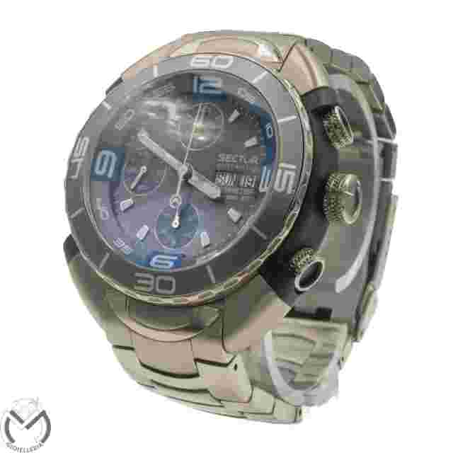 Sector Shark Master Titanium R3243678023 Automatic ETA Chronograph Watch