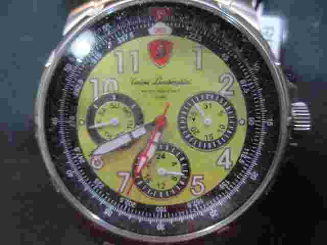 Tonino Lamborghini CG206M Analog Black Chronograph 100m Boxed Link