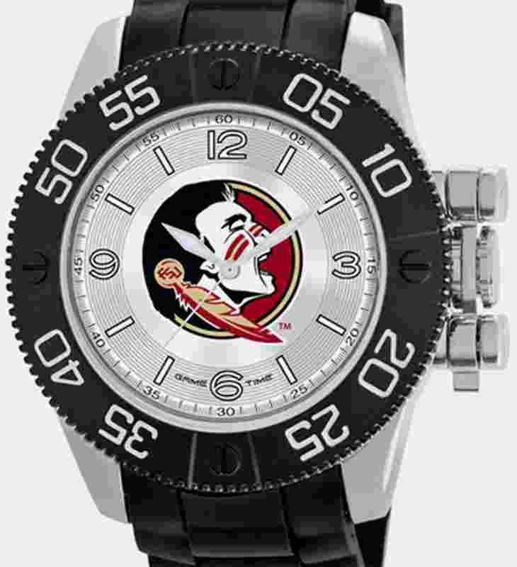 FSU Florida State Seminoles Beast Watch Mens Game Time Gametime Wristwatch