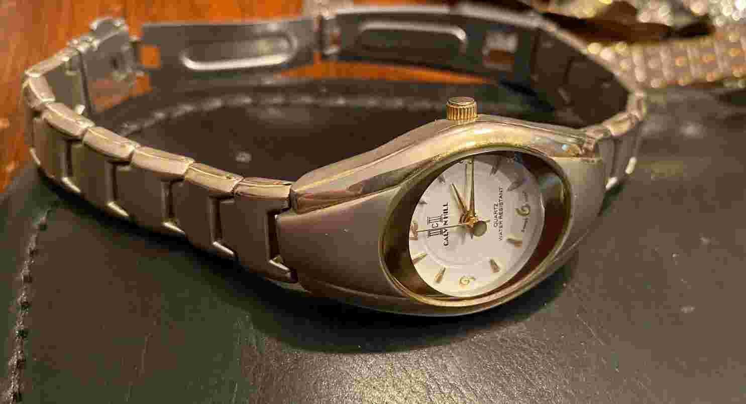 Women's 24mm Calvin Hill Watch, Swiss Movement, Two Tone