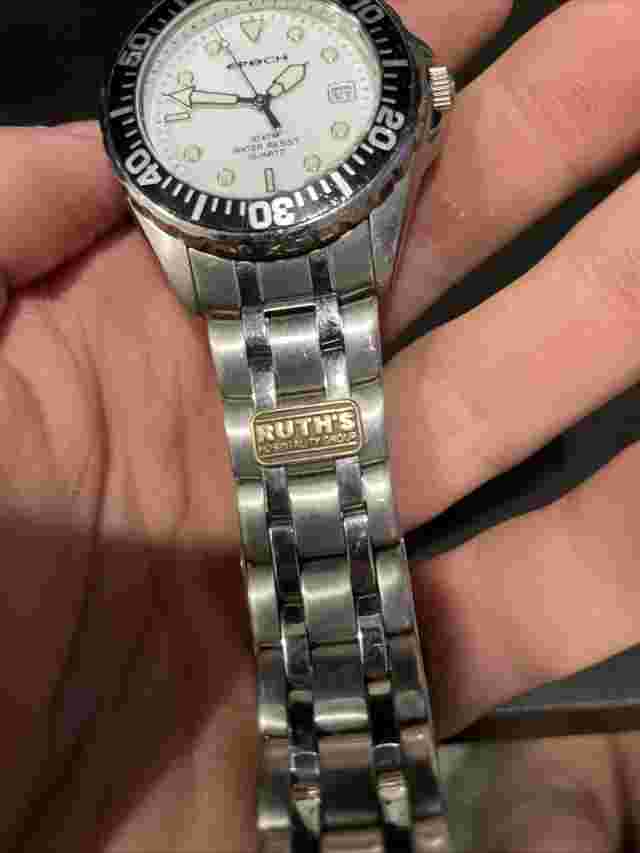 EPOCH Watch Water Resist 330ft 10ATM Quartz Glow In The Dark