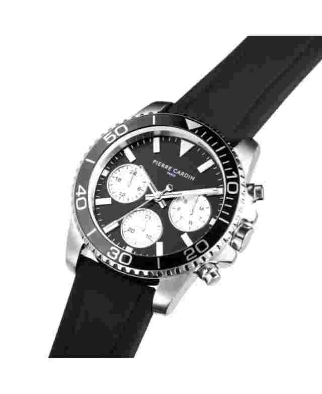 PIERRE CARDIN Men Analog Quartz Casual Watch Classic Dress Silver Dial Waterproo