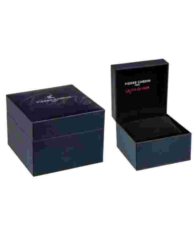 PIERRE CARDIN Men Analog Quartz Casual Watch Classic Dress Blue Dial Waterproof