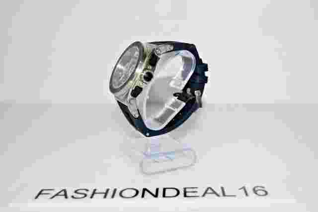Brand New Orefici REGATA SS Blue Rubber Chrono ORM1C4803 MSRP $750 Watch
