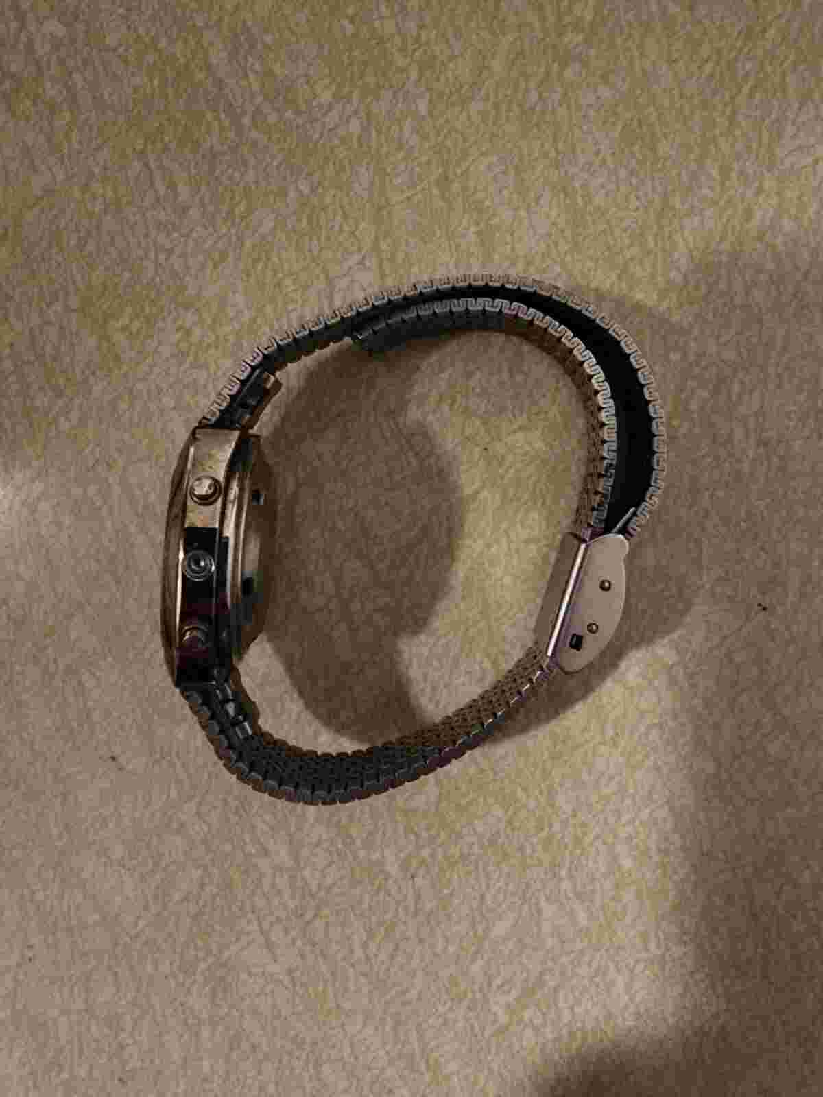 Texas Instruments Ladies Watch Stainless Steel Vintage Wristwatch