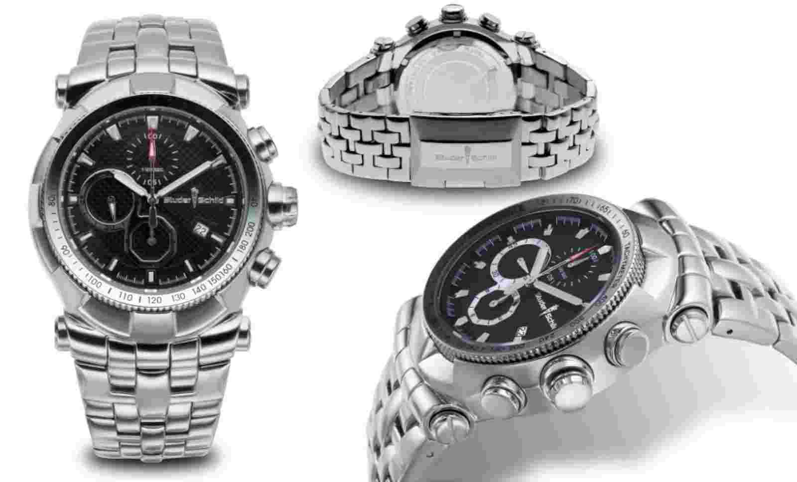Studer Schild Walton 0745M Chronograph Men's Stainless Date/clasp Watch