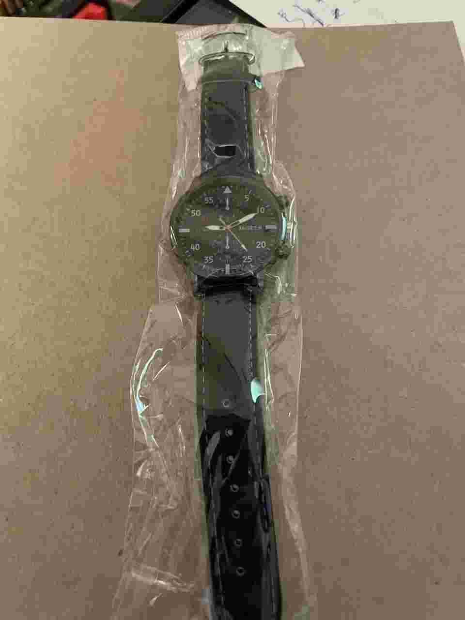 MIGEER WATCH - CASUAL MEN'S LEATHER BAND QUARTZ WATCH