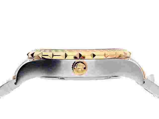 Versace Women's Watch V12050016 HELLENYIUM Lady Stainless Steel Wristwatch