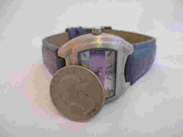 No Boundaries Women's Purple Buckle Band Analog Watch