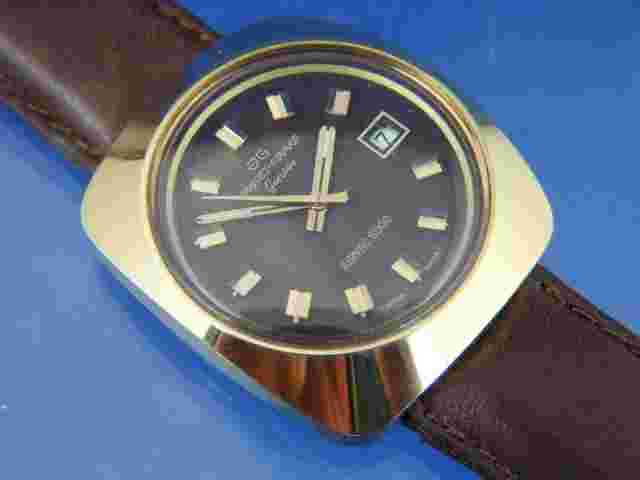 Jaquet Girard Airvac 6000 Automatic Watch Vintage 1970s NOS Compressor Case