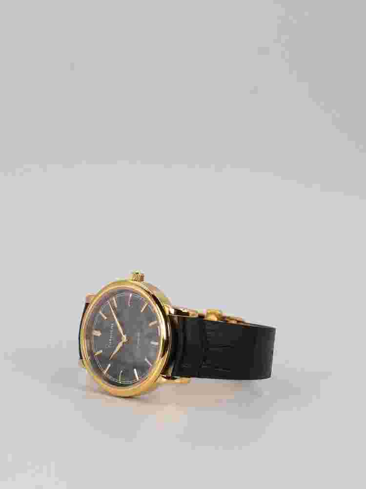 CORNICHE HERITAGE The Heritage 36 black leather watch ladies Limited