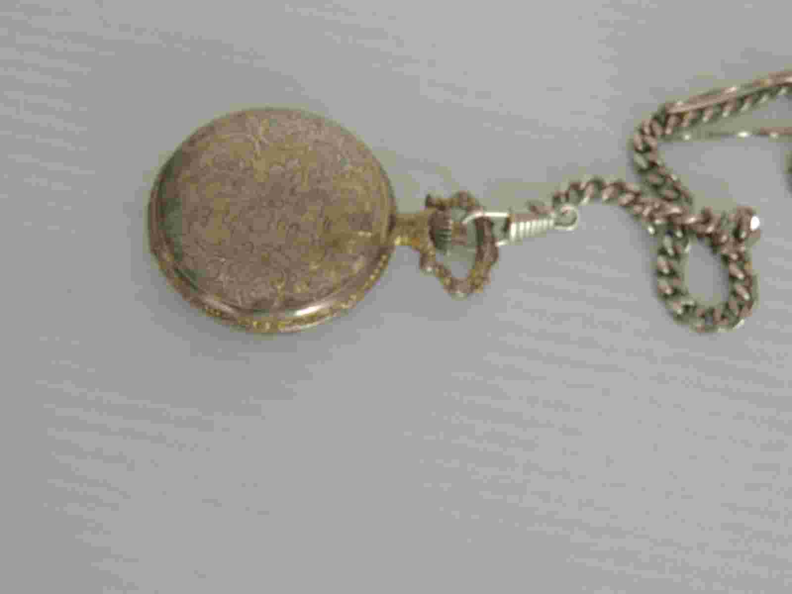 J.S. James Becket London 1640 Pocket Watch INSIDE CHRYSLER AUTO  Chain - Japan