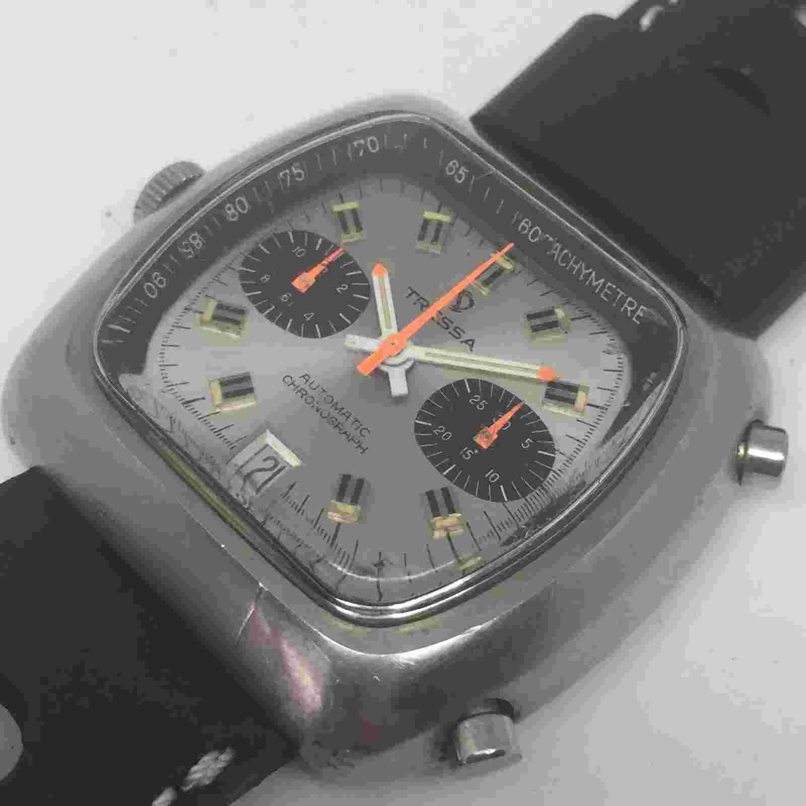 VINTAGE TRESSA  SILVER DIAL  AUTOMATIC MOVEMENT CAL 12 BUREN