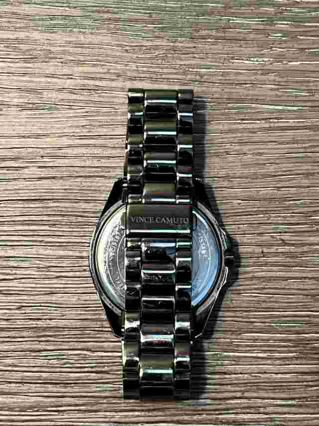 Vince Camuto VC-5187 Watch Black / Blue 3 Dial Day Date Hour