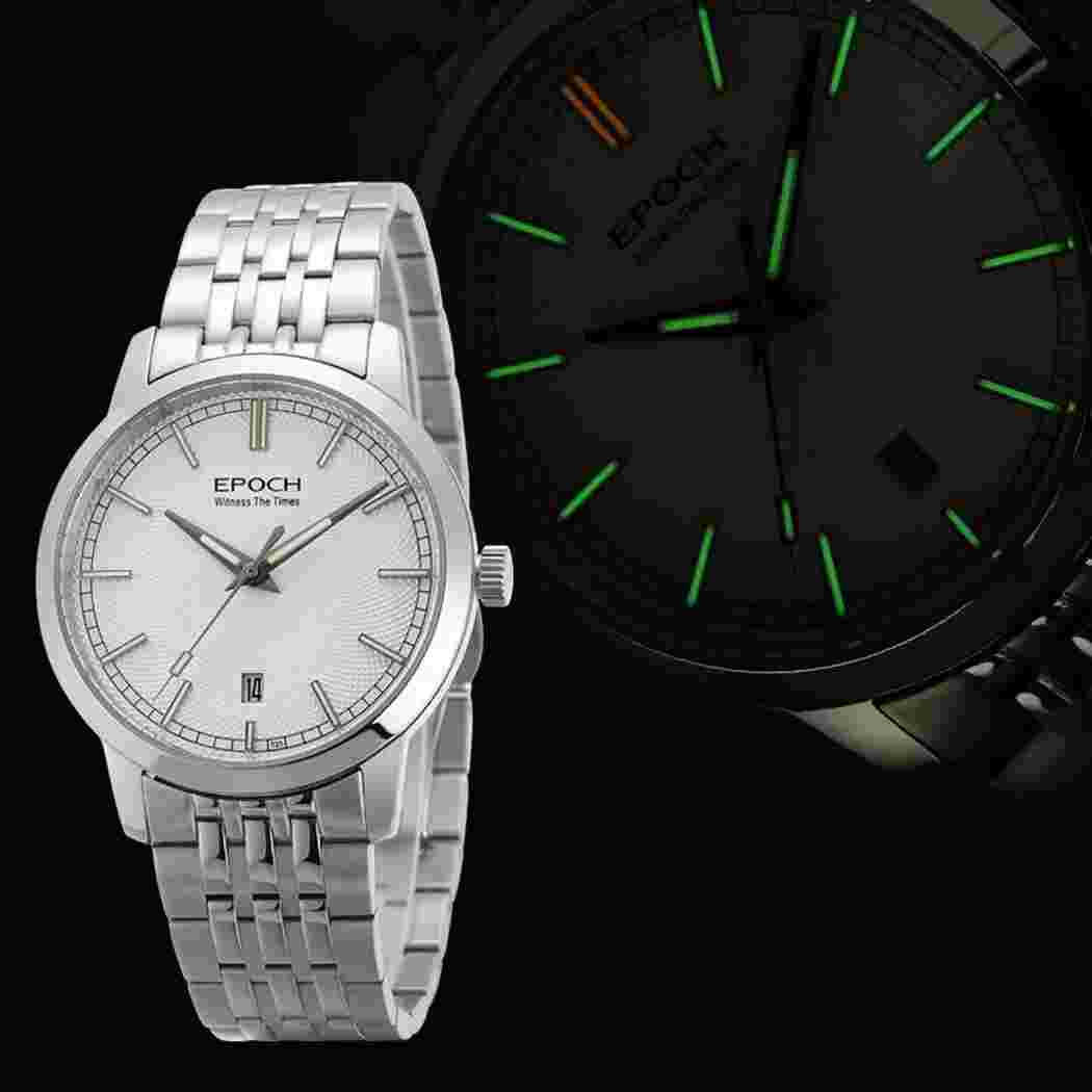EPOCH Men Automatic Watch Luxury Watches Luminous Mechanical Wristwatch 9015