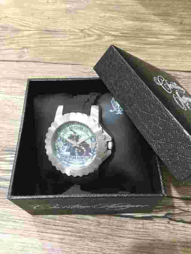 CHRISTIAN AUDIGIER Harley Davidson watch face unisex watch Not Used