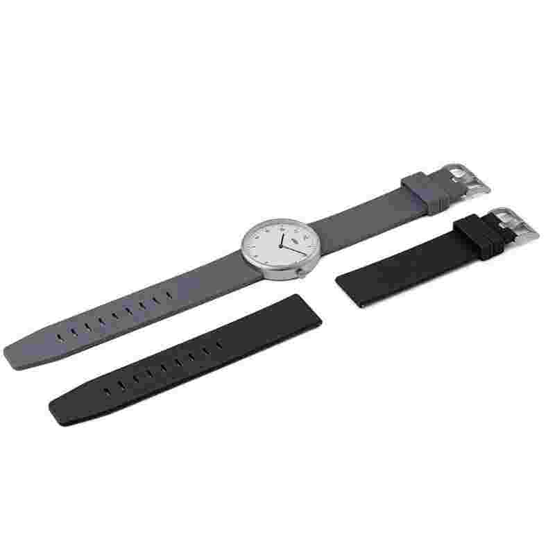 Braun Gents BN0281 Analogue Interchangeable Wrist Watch Set Gray Black