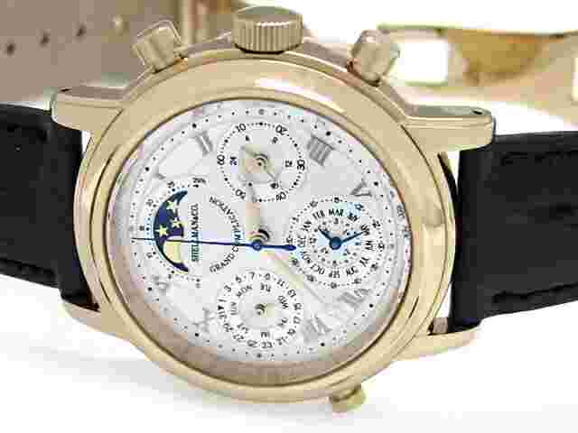Shellman Grand Complication Moon Phase Chronograph 6771 T011179 Quartz Silver