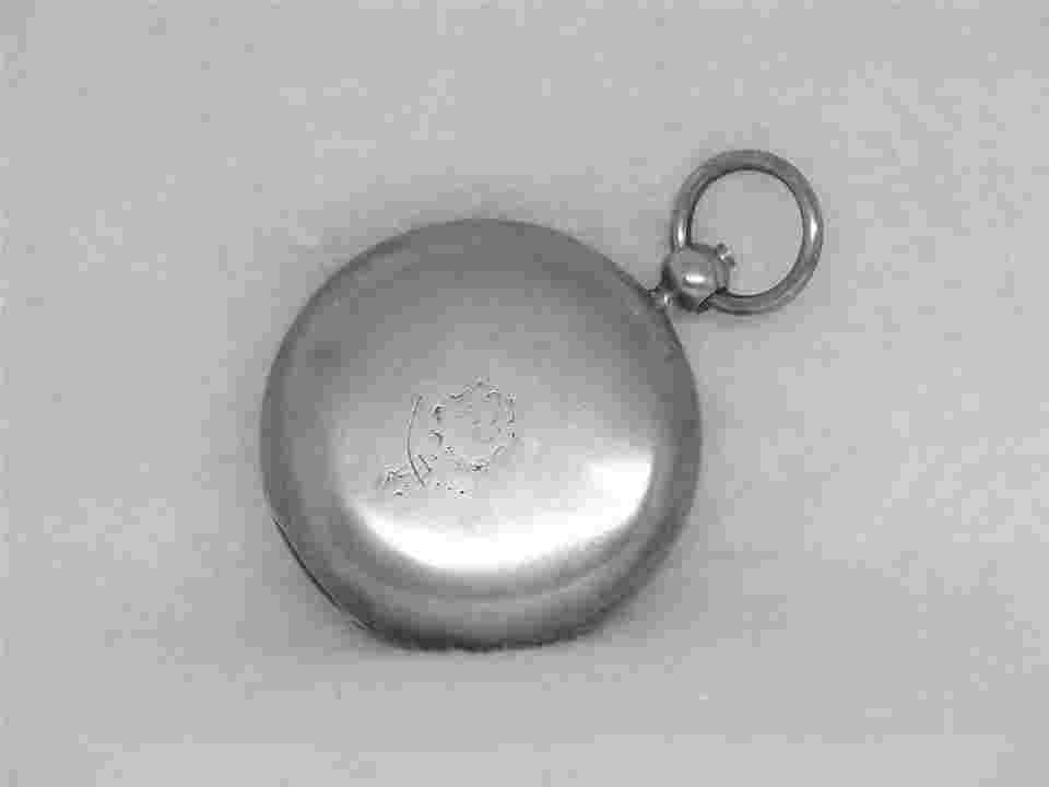 VERY RARE BOSTON WATCH CO SAMUEL CURTIS ROXBURY SILVER POCKET WATCH, RUNNING!