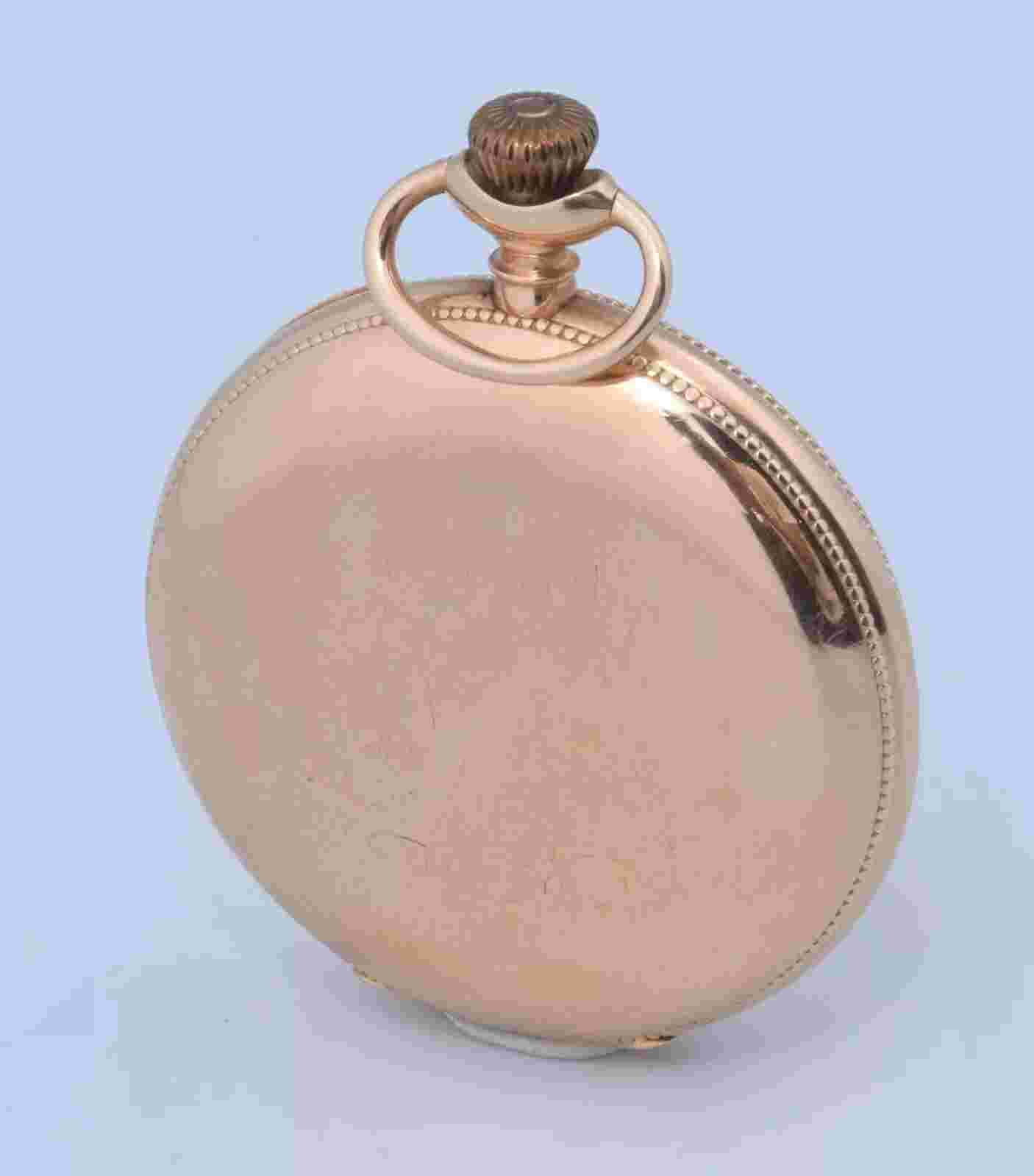 Antique 1899 Waltham SOLID 14K Yellow Gold Pocket Watch Grade 240 12s Hunter