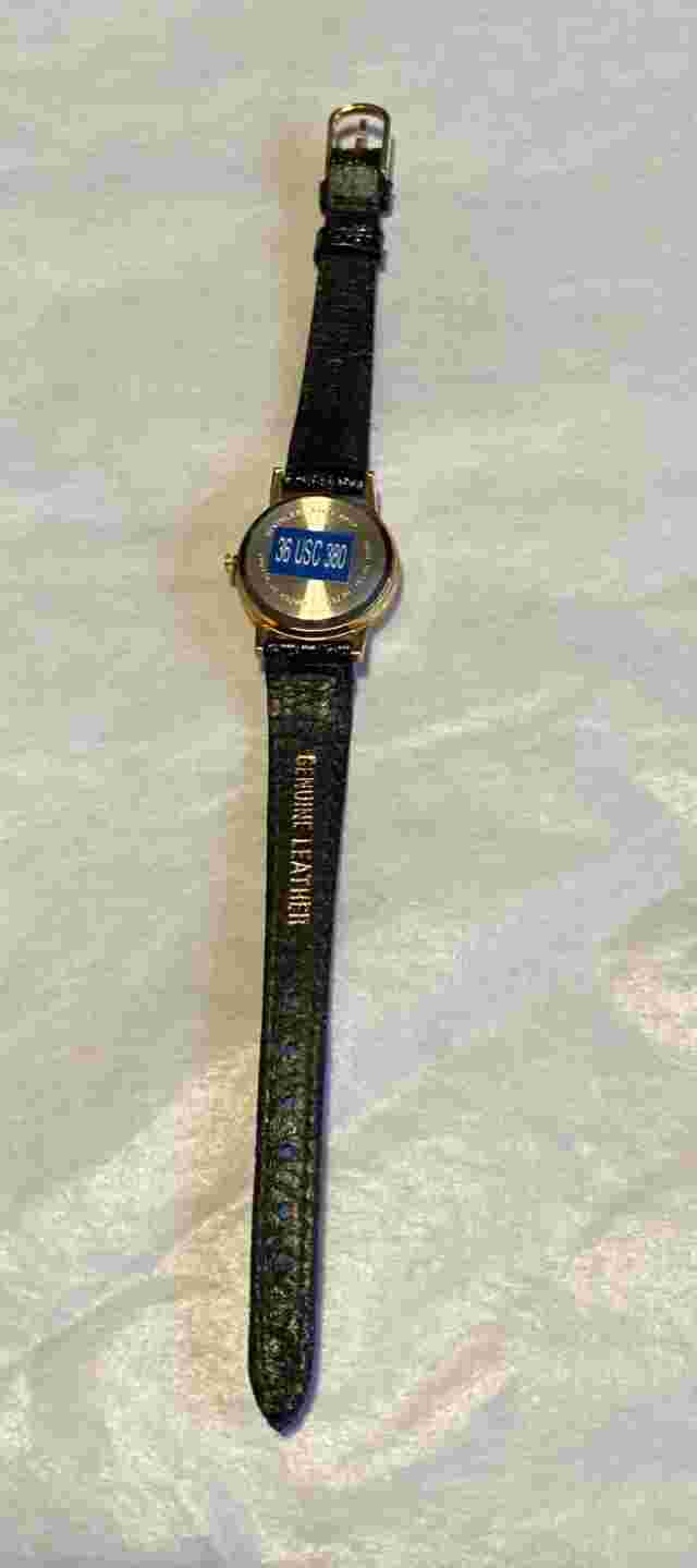 Kodak Official Sponsor Olympics Watch 1992 Olypics Black Band No Case