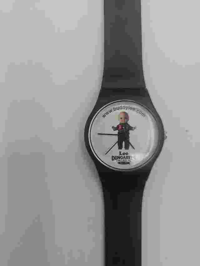 Lee Dungarees Buddy Lee quartz watch with black band