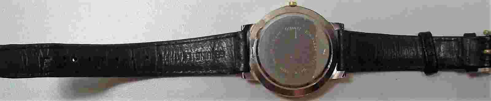 AUTHENTIC MEN'S TRIUMPH 5ATM PROFESSIONAL QUARTZ WRISTWATCH w LEATHER BAND