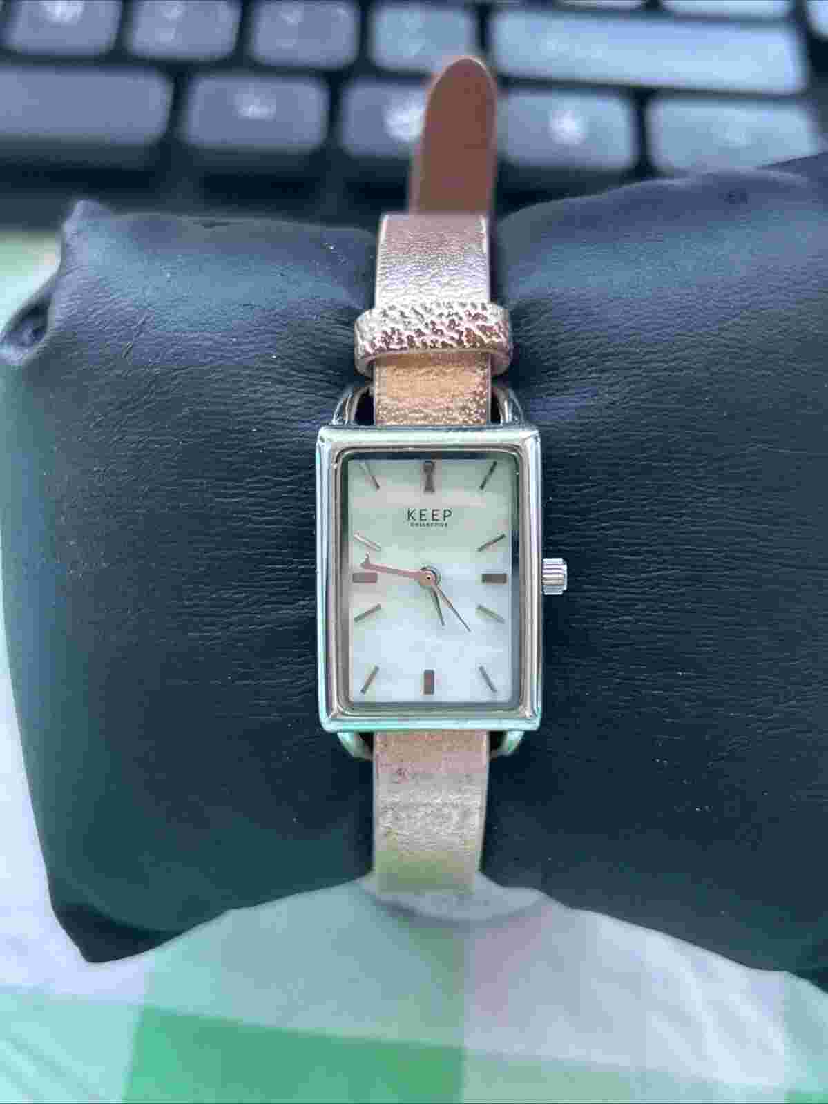 Keep Collective Silver Tone MOP Dial Women’s Quartz Watch