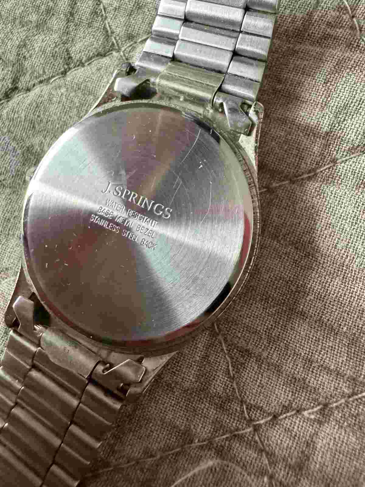J. Springs Water Resistant Watch